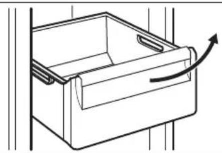 ELECTROLUX KNA7CD18S - Rimozione dei cassetti - 1