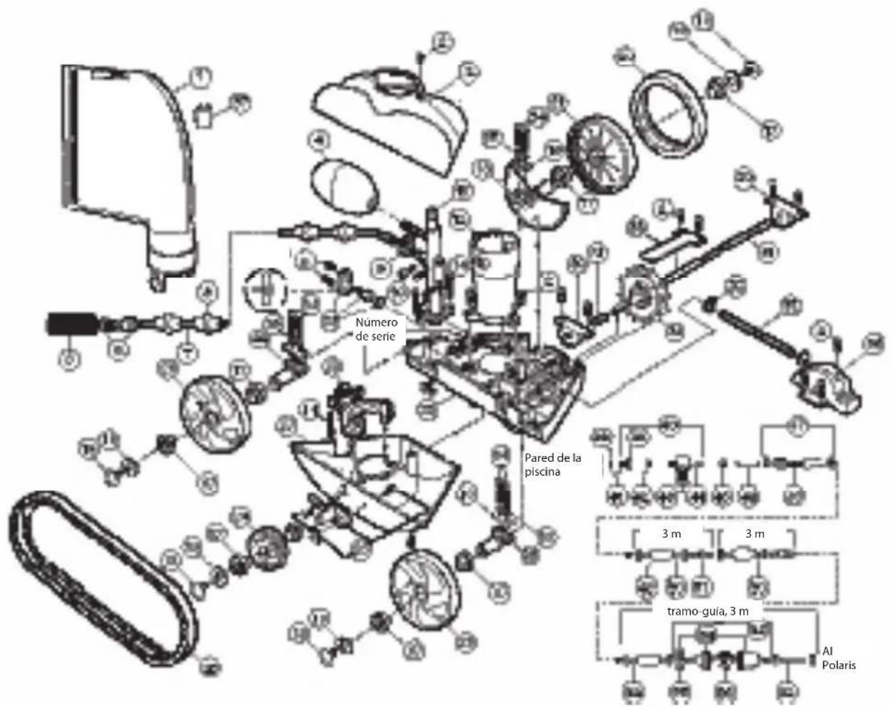 ZODIAC Polaris 280 - Polaris280TankTrax - 1