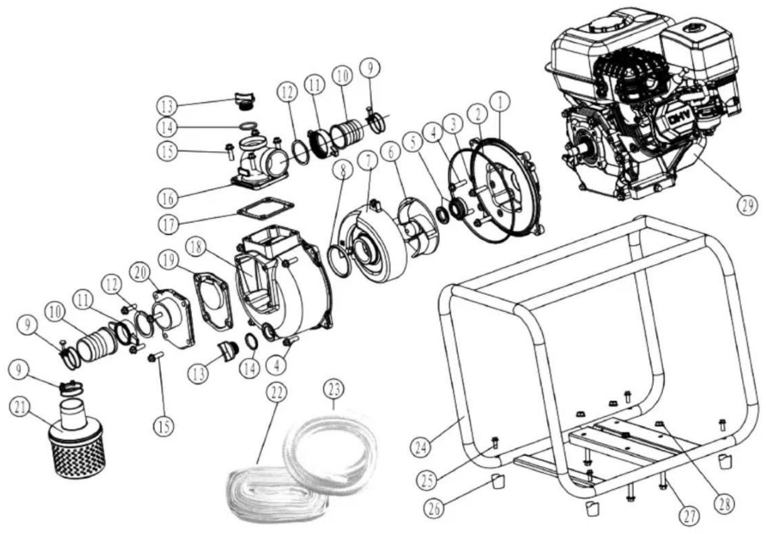 SCHEPPACH PWP60 - İçindekiler - 2