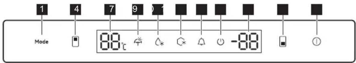 AEG TC3NS181ES - CONTROL PANEL - 1