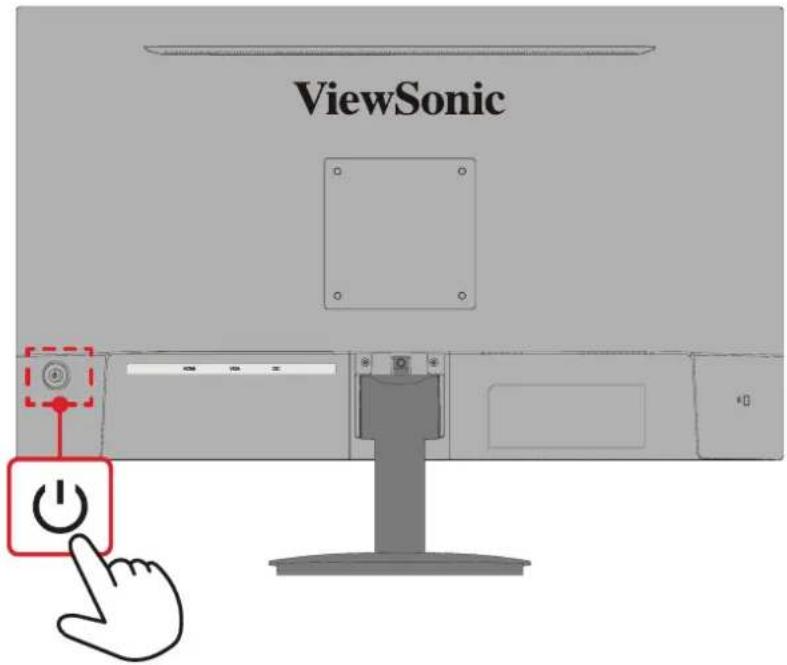 VIEWSONIC VA27G1-H - Allumer et éteindre l'appareil - 1