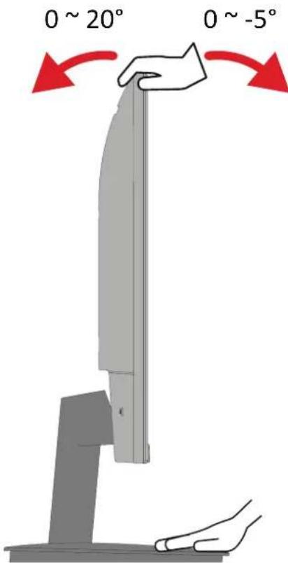 VIEWSONIC VA27G1-H - Réglage de l'angle d'inclinaison - 1