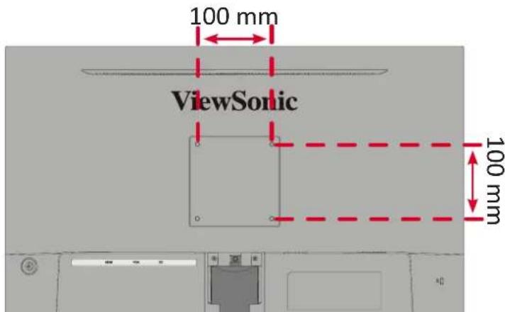 VIEWSONIC VA27G1-H - Montage du moniteur - 1