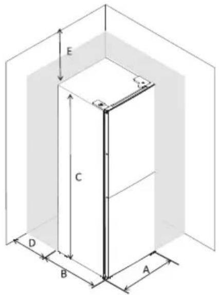 ASPES AC185605ENFD - Requisiti di spazio - 1