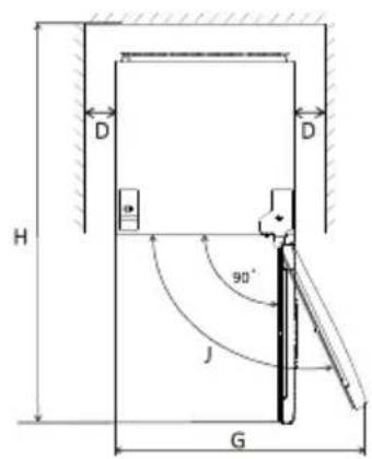ASPES ACV185602ENFDX - Space Requirement - 2