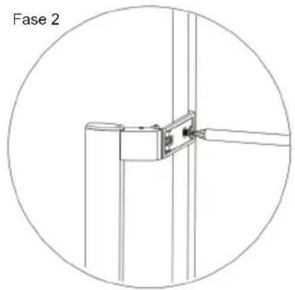 ASPES ACV185602ENFDX - Installazione della maniglia di apertura - 2