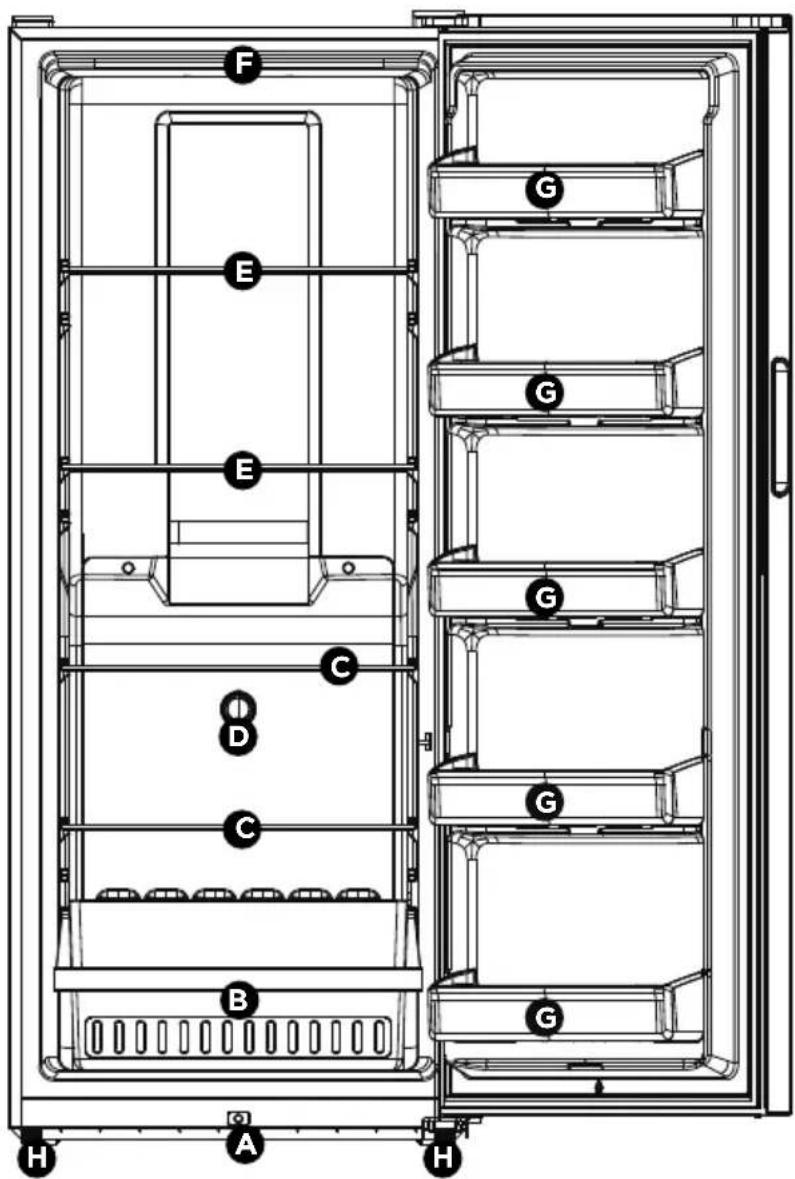 FRIGIDAIRE FRAE1626AW - WARNING - 1