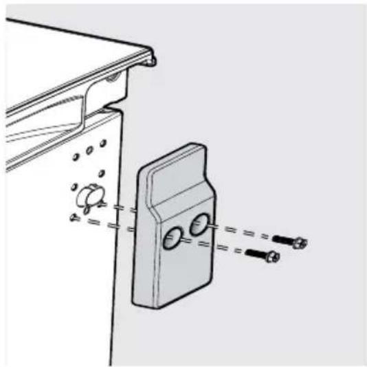 FRIGIDAIRE FRAE1626AW - When you screw on the bottom hinge: - 3