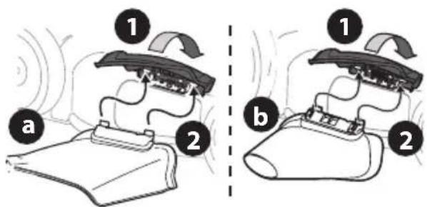 TROY-BILT TB200B - Colocación del canal de descarga lateral o del soplador de descarga lateral (si se incluye) - 1