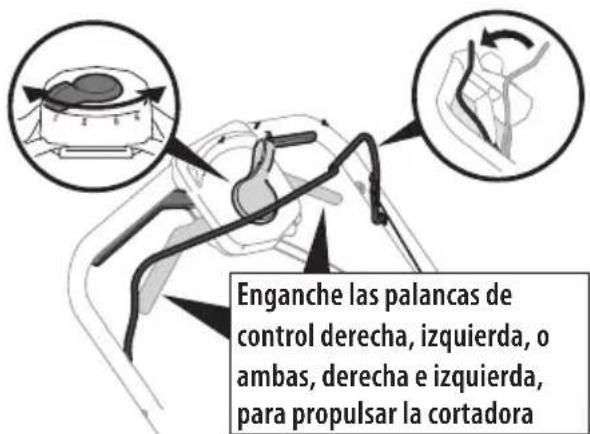 TROY-BILT TB200B - Controles de transmisión de doble palanca - 1