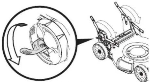 TROY-BILT TB200B - MANIJA DE ALMACENAMIENTO VERTICAL - 2