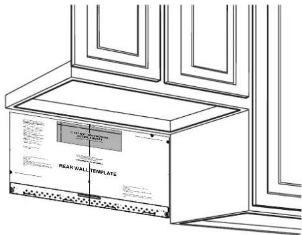 BERTAZZONI Master KOTR24XV - B1. PREPARING THE REAR WALL FOR OUTSIDE BACK EXHAUST - 1