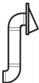 BERTAZZONI Master KOTR24XV - OUTSIDE BACK EXHAUST (EXAMPLE ONLY) - 1