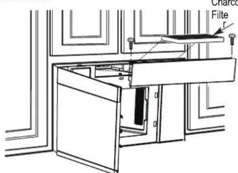 BERTAZZONI Master KOTR24XV - C5. INSTALLING OR CHANGE THE CHARCOAL FILTER (Some Models) - 1