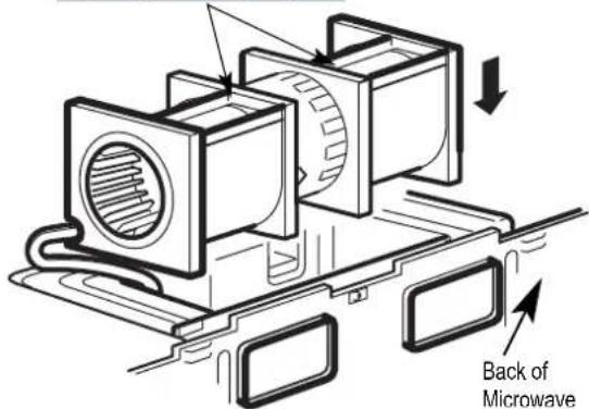 BERTAZZONI Master KOTR24XV - A3. ADAPTING MICROWAVE BLOWER FOR OUTSIDE TOP EXHAUST - 4