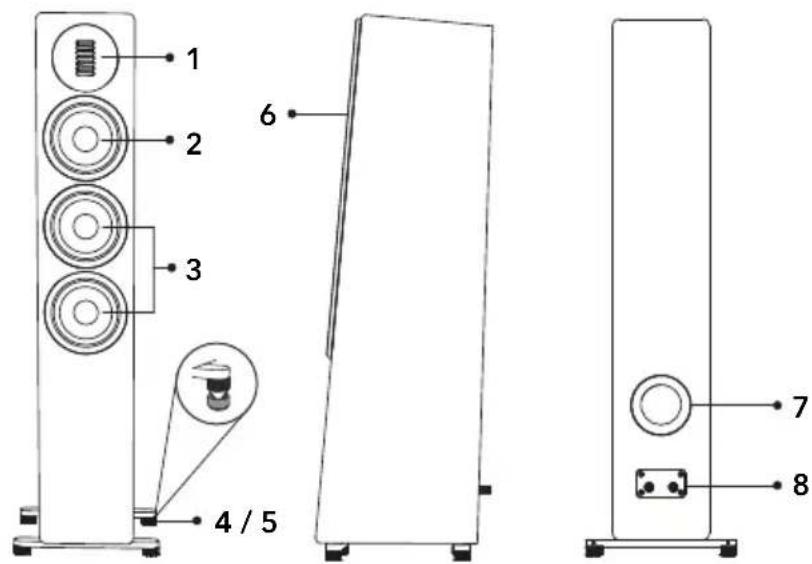SONORO Orchestra Shaped Signature - Vorder- und Seitenansicht Rückansicht - 1