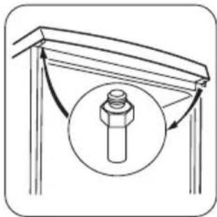 ZANUSSI ZFU722W - Wechseln des Türanschlags - 2