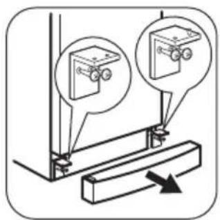 ZANUSSI ZFU722W - Waterpas zetten - 1