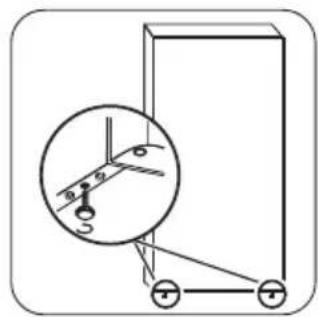ZANUSSI ZFU722W - Afstandhouders achterkant - 2