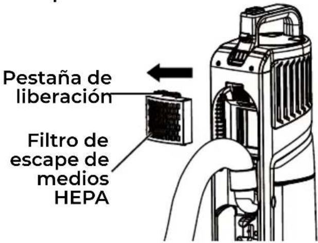 KENMORE Elite CU7004 - LIMPIEZA DEL FILTRO DE ESCAPE DE MEDIOS HEPA - 3