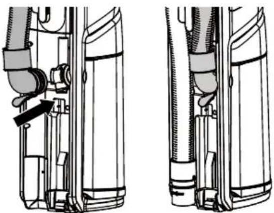 KENMORE Elite CU7004 - CHECKING FLEXIBLE HOSE FOR CLOGS - 2