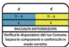 Genie WP10 LCD - Note sulla dismissione - 6