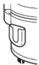 PANASONIC SR-2363FH - Removal and attachment of scoop holder - 2