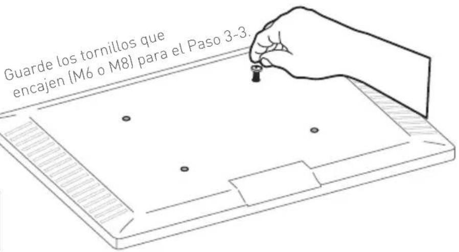 ErgoAV ERSB1-01B - 3-2 Seleccione Tornillos para TV - 4