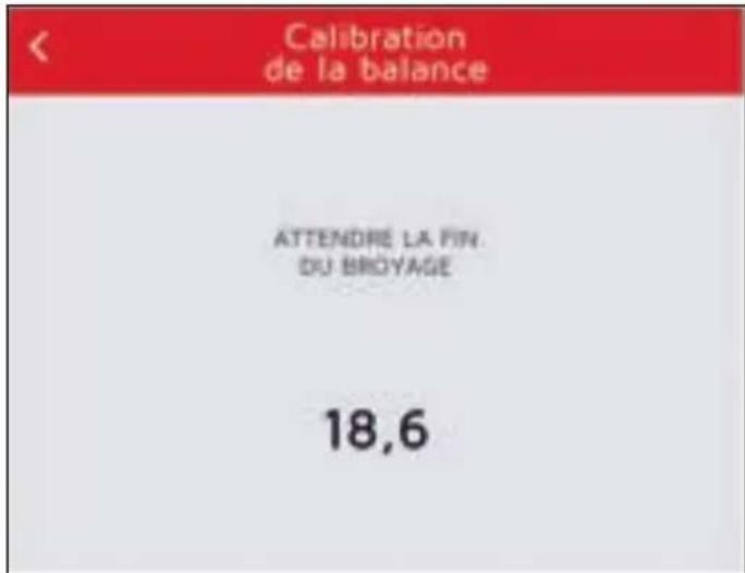 NUOVA SIMONELLI Mythos GX - ÉTALONNAGE DE LA BALANCE - 3