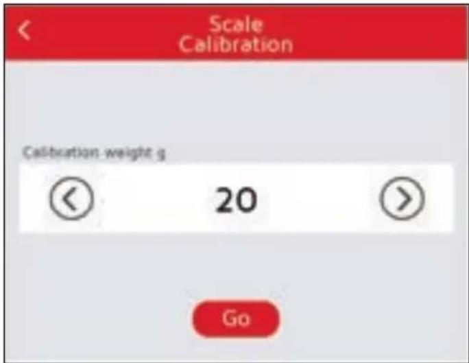 NUOVA SIMONELLI Mythos GX - SCALE CALIBRATION - 1