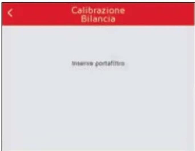 NUOVA SIMONELLI Mythos GX - CALIBRAZIONE BILANCIA Solo in modalità Gravimetrico. - 2