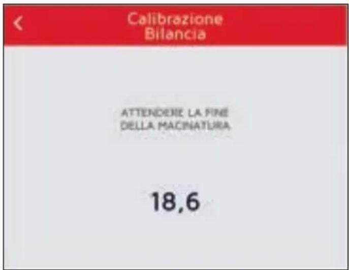NUOVA SIMONELLI Mythos GX - CALIBRAZIONE BILANCIA Solo in modalità Gravimetrico. - 3