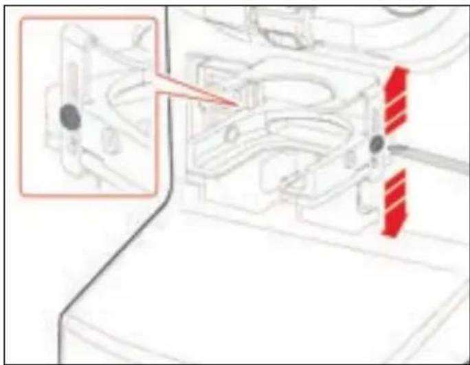 NUOVA SIMONELLI Mythos GX - RéGLAGE HAUTEUR FOURCHE PORTE-FILTRE - 1