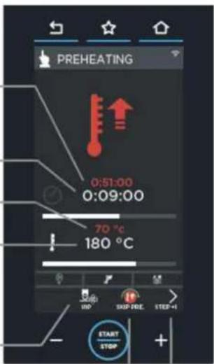 Unox BAKERTOP RETAIL XETC-12EU-YPRMN - préchauffage automatique ou manuel - 1