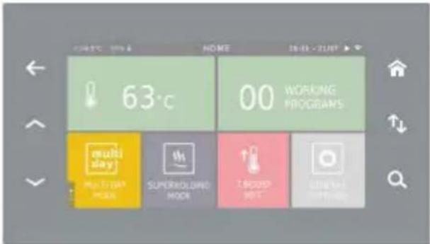 Unox EVEREO XAEC-1011-EPR - C) Sélectionner le mode d'utilisation et un programme (déjà présent ou nouveau) - 5