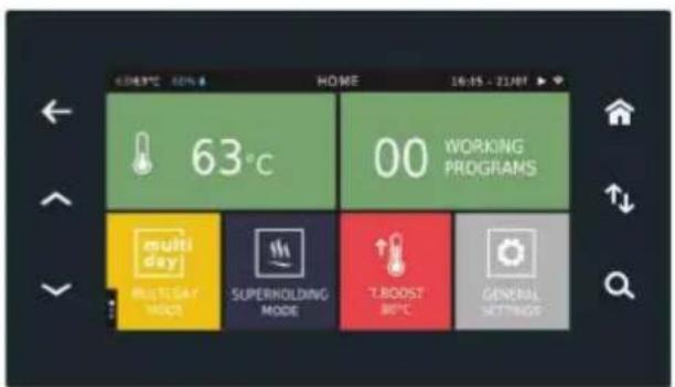 Unox EVEREO XAEC-10HS-EPL - Démarrer le programme (sans point de commande) en mode PLAQUE - 9