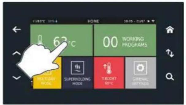 Unox EVEREO XAEC-10HS-EPL - F) Éteindre l'appareil - 4