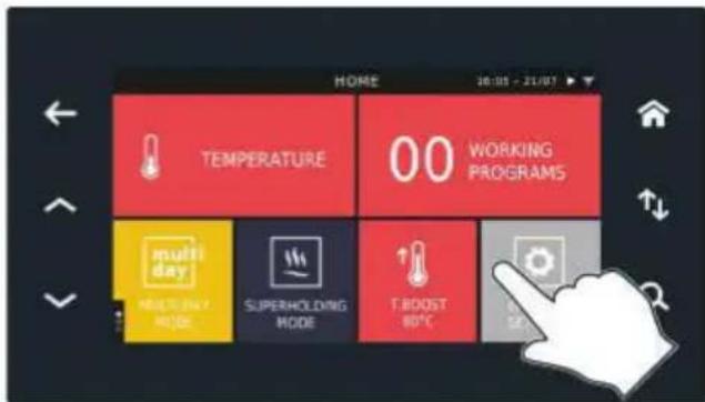 Unox EVEREO XAEC-10HS-EPL - CHARGEMENT DU MOT DE PASSE UTILISATEURS - 2