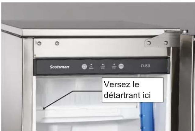 Scotsman CU50X - Pour détartrer la machine : - 2