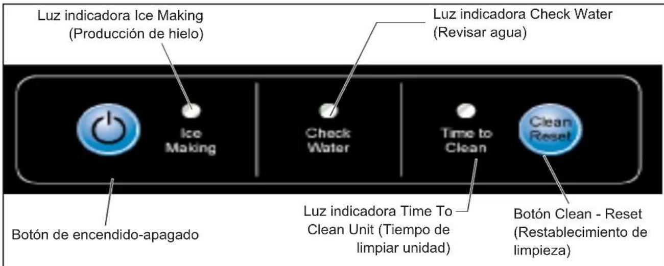 Scotsman CU50X - Flujo de aire y panel de control - 3