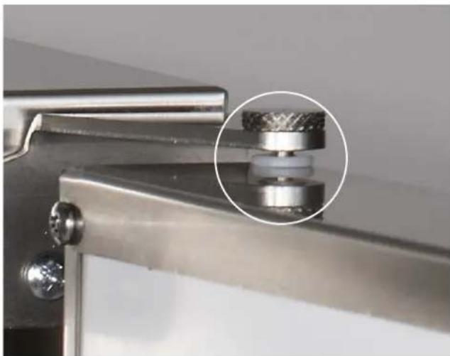Scotsman CU50X - Door swing change - 1