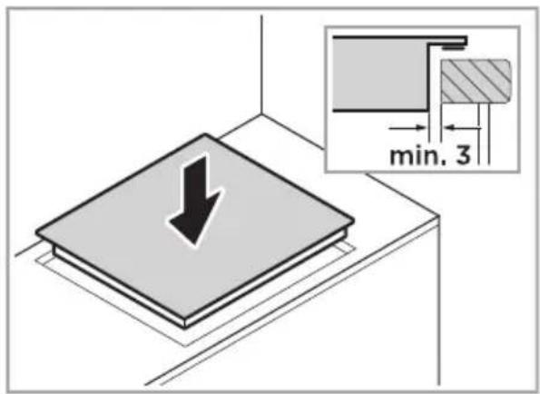 MIDEA MIH743E325GK - Inserción del aparato - 1