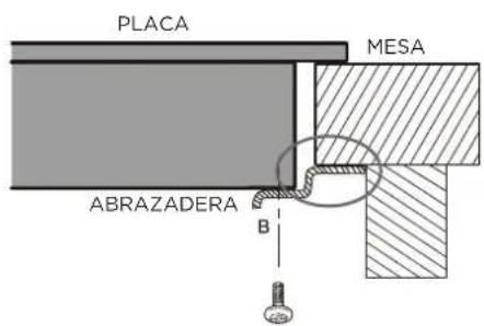 MIDEA MIH662D782BH - Ajuste de la posición de las abrazaderas - 3