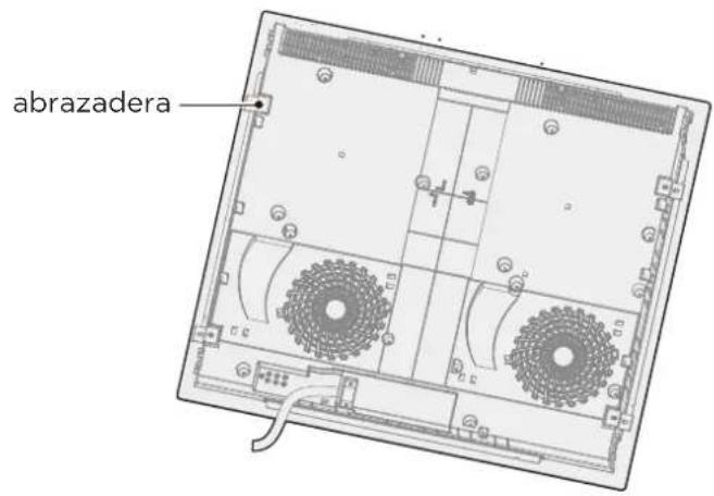 MIDEA MIH662D782BH - Ajuste de la posición de las abrazaderas - 1