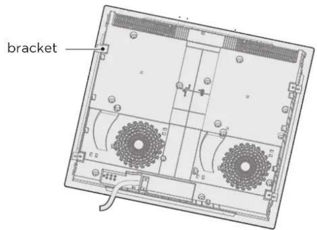 MIDEA MIH662D782BH - Adjusting the Bracket Positio - 1
