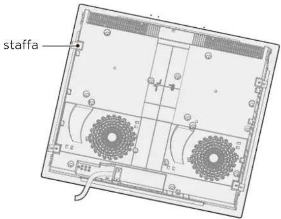 MIDEA MIH662D782BH - Regolazione della posizione della staffa - 1