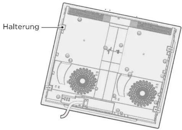 MIDEA MIH662D782BH - Einstellen der Halterungsposition - 1