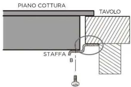 MIDEA MIH662D782BH - Regolazione della posizione della staffa - 3