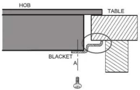 MIDEA MIH662D782BH - Adjusting the Bracket Positio - 2