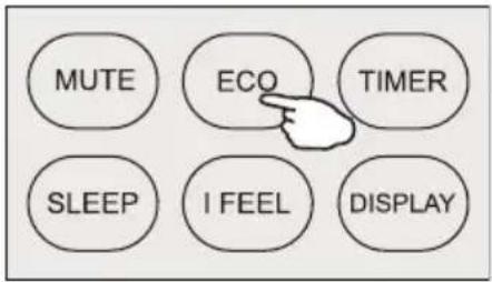 MUTE ECO TIMER SLEEP I FEEL DISPLAY